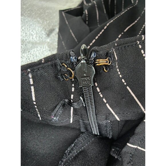 I.AM.GIA Black & White Striped Pants With Side Zipper XXS - Picture 7 of 14